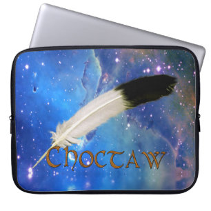 Protection Pour Ordinateur Portable Tête d'ordinateur portable CHOCTAW Nation & Feathe