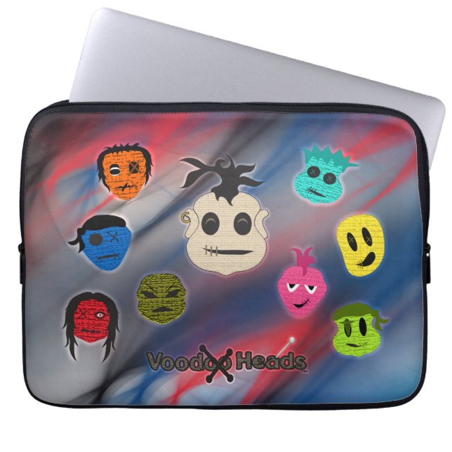 Protection Pour Ordinateur Portable Têtes vaudou ~ Esprits (Devant)