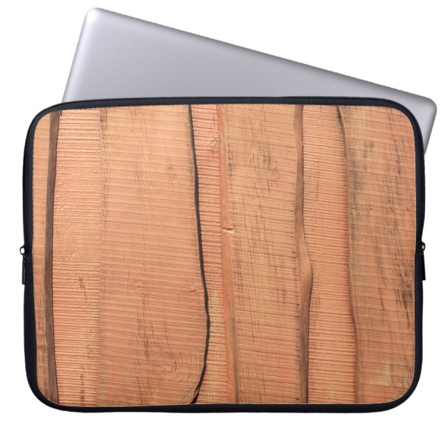 Protection Pour Ordinateur Portable Texture en bois (Devant)