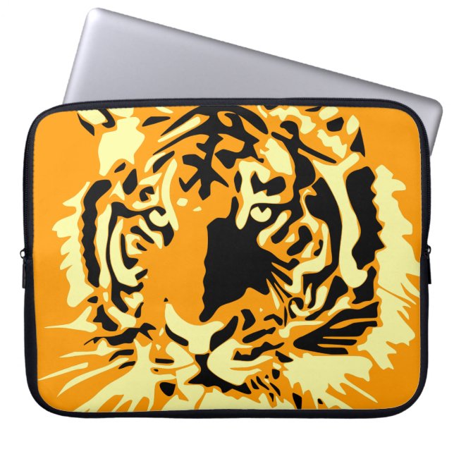Protection Pour Ordinateur Portable Tigre (Devant)