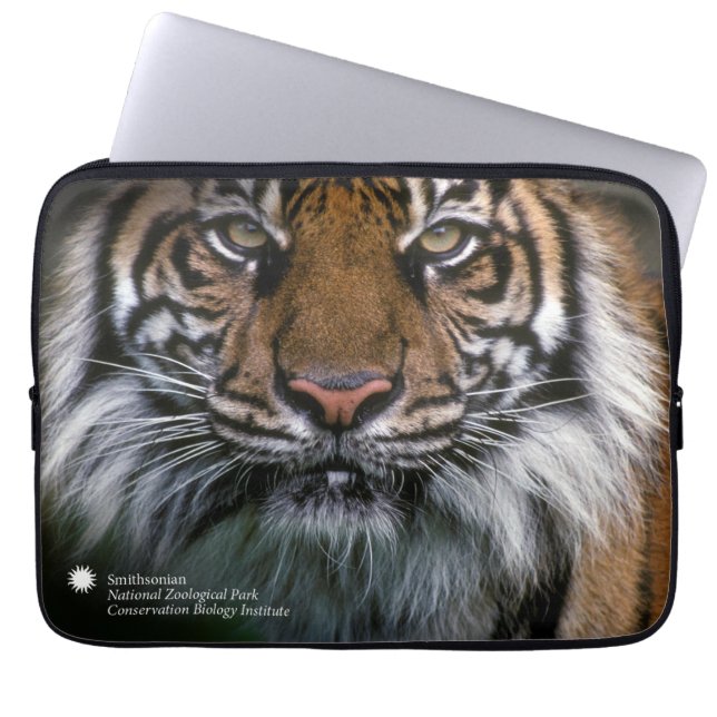 Protection Pour Ordinateur Portable Tigre Soyono de Smithsonien | Sumatran (Devant)
