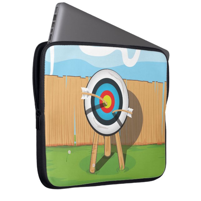 Protection Pour Ordinateur Portable Tir à l'arc (Devant droit)