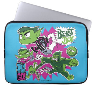 Protection Pour Ordinateur Portable Titans Ados, allez ! Les Shapeshifts Beast Boy