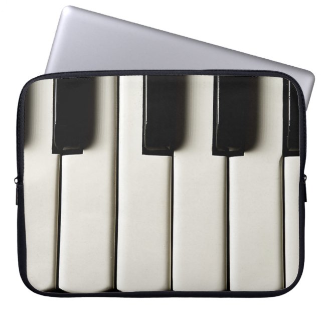 Protection Pour Ordinateur Portable Touches de piano (Devant)