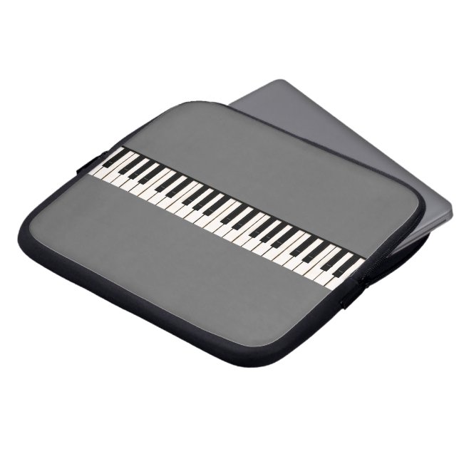 Protection Pour Ordinateur Portable Touches de piano (Devant haut)