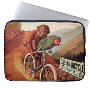 Protection Pour Ordinateur Portable Tour humoristique vintage de bicyclette de