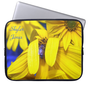 Protection Pour Ordinateur Portable Tournesol Jaune, Manche Ordinateur Portable Abeill