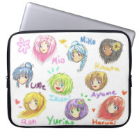 Toute la douille mignonne d'ordinateur portable de