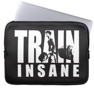 Protection Pour Ordinateur Portable TRAIN INSANE - Deadlift - Gym Workout Motivational