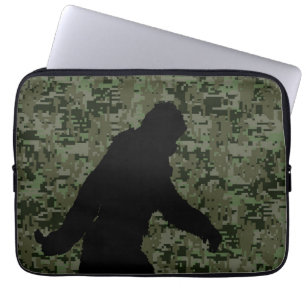 Protection Pour Ordinateur Portable Un squatchin pour le camouflage numérique d'Olive