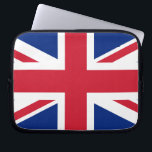 Protection Pour Ordinateur Portable Union Jack<br><div class="desc">Design basé sur le drapeau Union Jack du Royaume-Uni.</div>