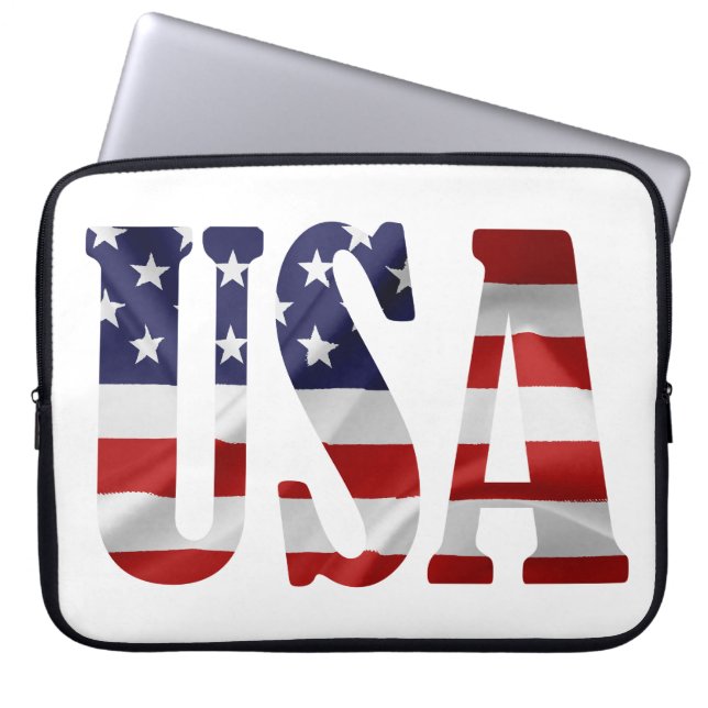 Protection Pour Ordinateur Portable USA Patriotique (Devant)