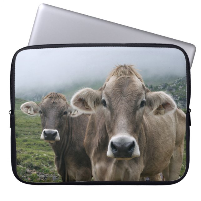 Protection Pour Ordinateur Portable Vache alpine (Devant)