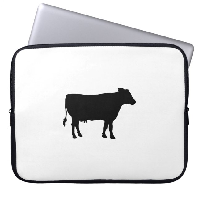 Protection Pour Ordinateur Portable Vache noire (Devant)