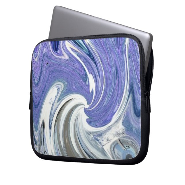 Protection Pour Ordinateur Portable Vague Abstraite (devant gauche)