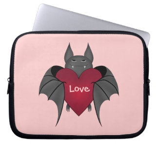 Protection Pour Ordinateur Portable Valentines Jour mignon amour de chauve-souris amor