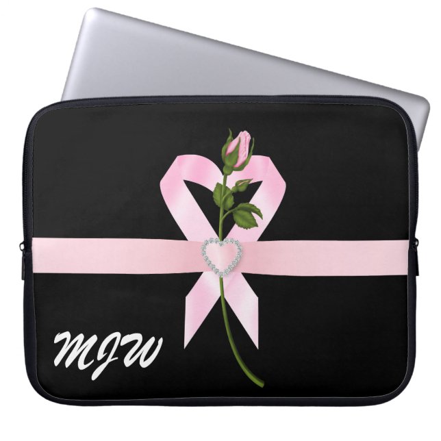 Protection Pour Ordinateur Portable Vente ! Manche à ruban rose - SRF (Devant)