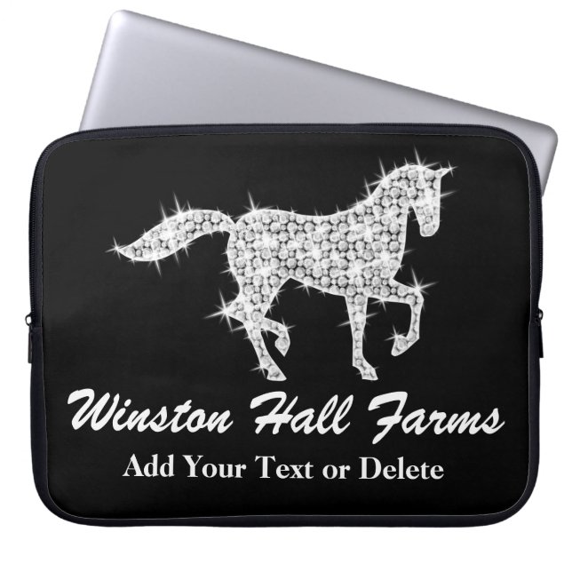 Protection Pour Ordinateur Portable Vente ! Manche équestre - SRF (Devant)