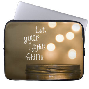 Protection Pour Ordinateur Portable Verset biblique inspirant Laissez votre lumière br