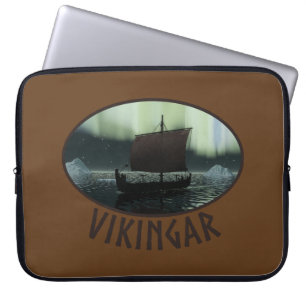 Protection Pour Ordinateur Portable Viking Navire Et Lumières Du Nord