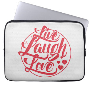 Protection Pour Ordinateur Portable Vivent l'amour de rire