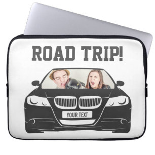 Protection Pour Ordinateur Portable Voyage par la route fait sur commande drôle de