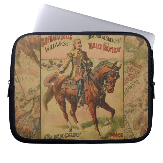 Protection Pour Ordinateur Portable Western Buffalo Bill Wild West (Devant)