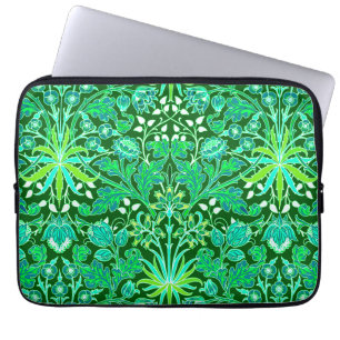 Protection Pour Ordinateur Portable William Morris Hyacinth Imprimer, Emerald Green