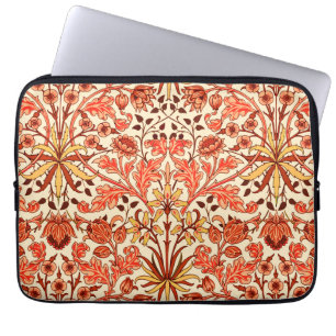 Protection Pour Ordinateur Portable William Morris Hyacinth Imprimer, orange et rouill