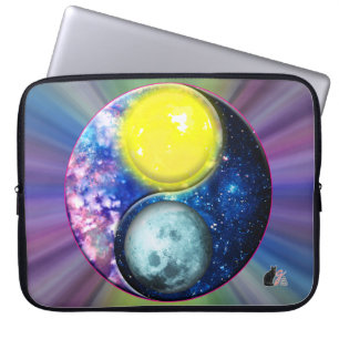 Protection Pour Ordinateur Portable Yang-Yin / Soleil-Lune