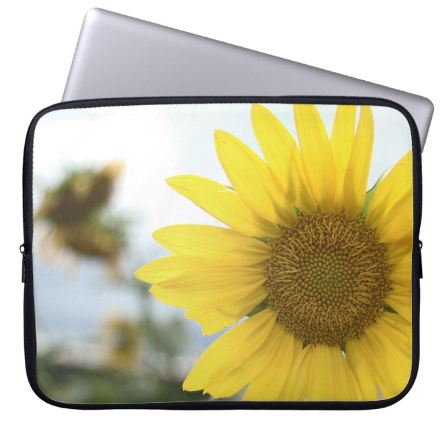 Protection Pour Ordinateur Portable Yellow SunFlower (Devant)