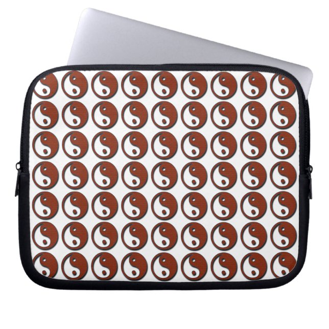 Protection Pour Ordinateur Portable Yin Yang par Shirley Taylor (Devant)