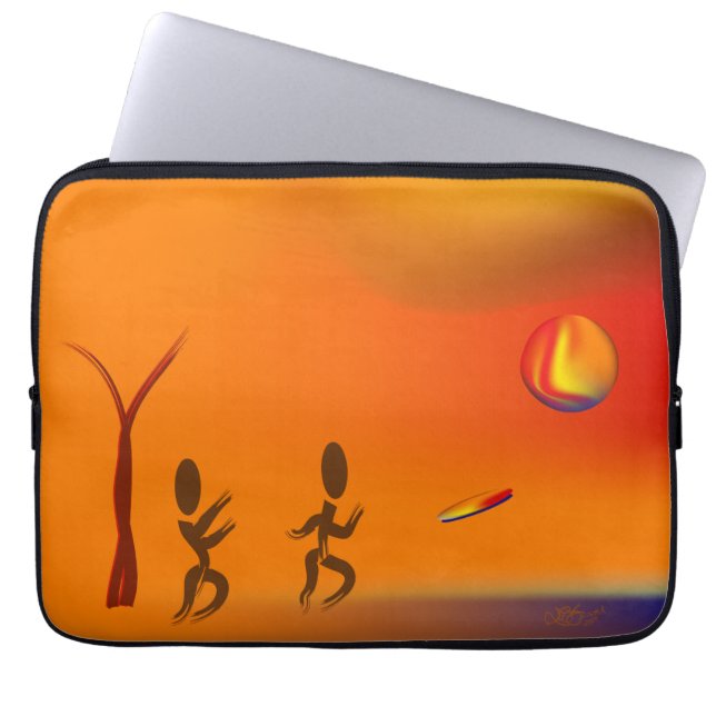 Protection Pour Ordinateur Portable Zinglees ~ Chase de disque (Devant)