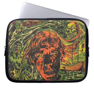 Protection Pour Ordinateur Portable Zombies d'Halloween vintage, Art de rue Grafitti