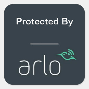Protégé Par Arlo Decal / Stickers
