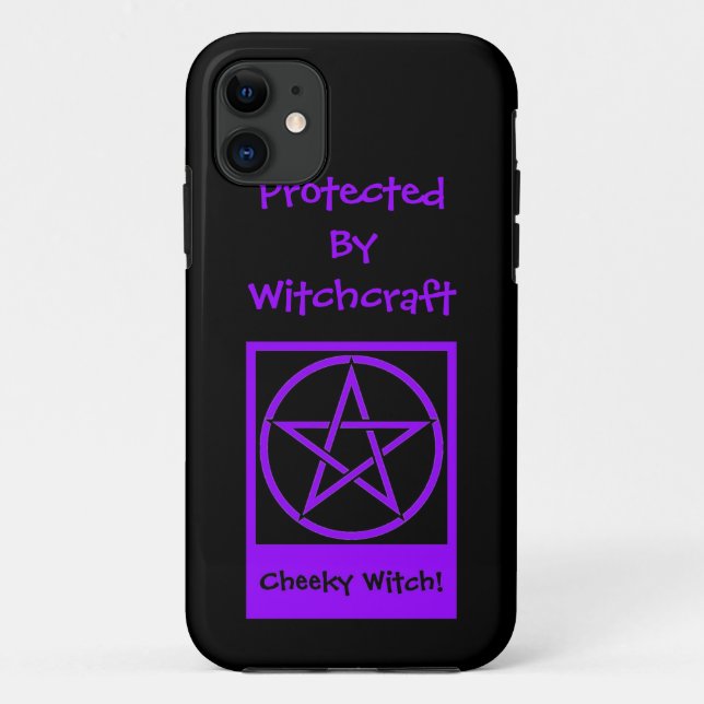 Protégé par Witchcraft Cheeky Witch iphone 5 coque (Dos)