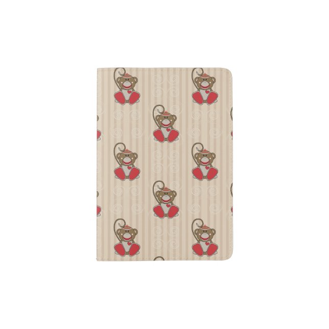 Protège-passeport Cutelyn Sock Singe (Devant)