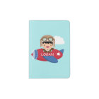 Garçon Aviateur Avion Rouge et Bleu Personnalisé