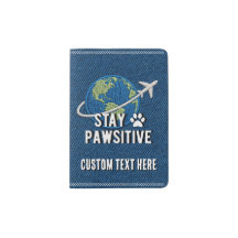 Marque-page en denim personnalisé pour chien Stay