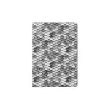 peau de sirène en noir et blanc (motif)