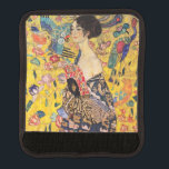 Protège Poignée Pour Bagage Gustav Klimt - Dame avec ventilateur<br><div class="desc">Dame avec ventilateur - Gustav Klimt,  Huile sur toile,  1917-1918</div>