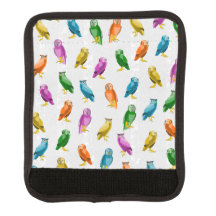 Motif de chouette lunaire