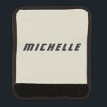 Protège Poignée Pour Bagage Science-fiction professionnelle minimaliste<br><div class="desc">Conception simple et professionnelle moderne.</div>