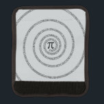 Protège Poignée Pour Bagage Spiral Pi Click Customize to Change Grey Color<br><div class="desc">A Pi symbol and digits in a graphic spiral fashion presented on a grey background you can easily customize to the color of your choice. Please make sure to customize the color for the front and the back of products with two sides or multiple elements. Easily change the color of...</div>