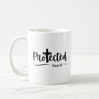 Protégé - Psaume 91 Bible Verse Écriture Mug