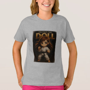 Protéger le T-shirt des filles de poupées - mignon