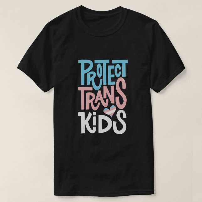 Protéger T-shirt Trans Kids (Design devant)
