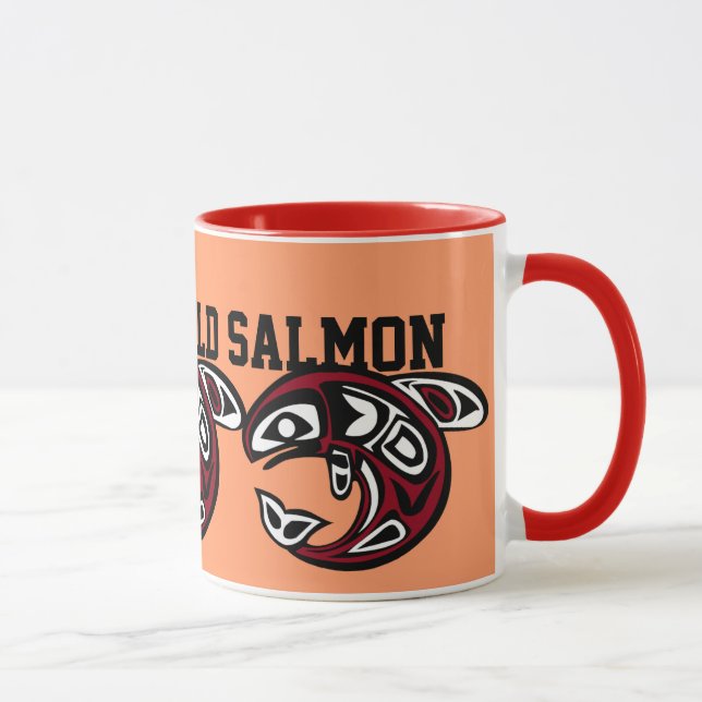 Protégez la tasse saumonée sauvage (Droite)