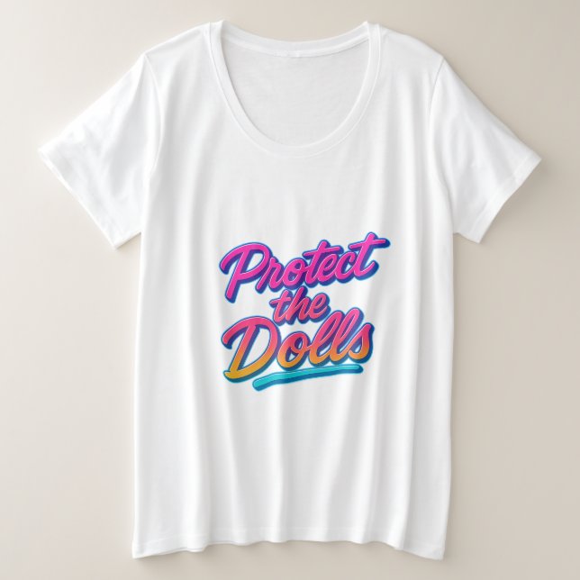 Protégez les poupées Neon Retro Art (Design devant)