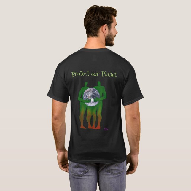 Protégez notre T-shirt de planète (Dos entier)